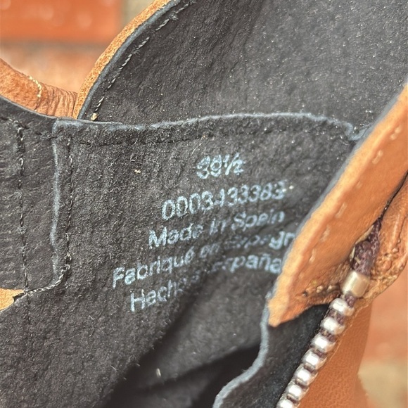 Free People Jack Size Zip Tan Ankle Boots Women's Size 39.5 US 9 - Picture 6 of 7